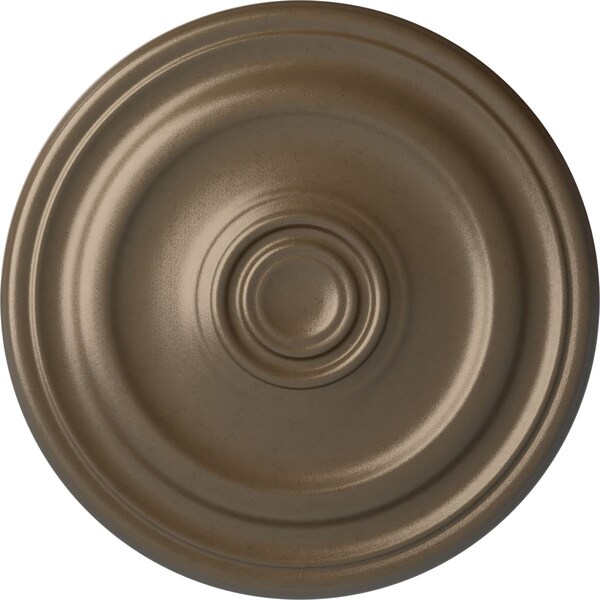 Ekena Millwork Kepler Traditional Ceiling Medallion (For Canopies up to 3 3/4"), 15 7/8"OD x 1 1/2"P, Warm Silver CM16KPWSS - main